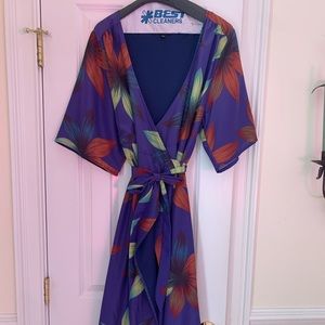 Gorgeous Print, Wrap Dress